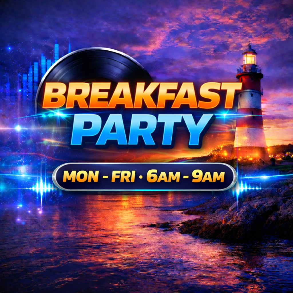 Breakfast Party on Ore Stone Radio weekday morning show for the South West