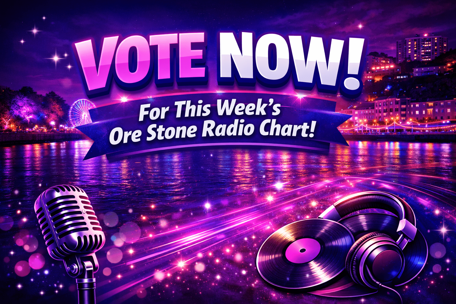 Vote now for this week’s Ore Stone Radio Chart, the South West’s listener-voted Top 40